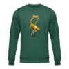 Giraffe Unicycle - SW - Unisex Organic Sweatshirt-6891